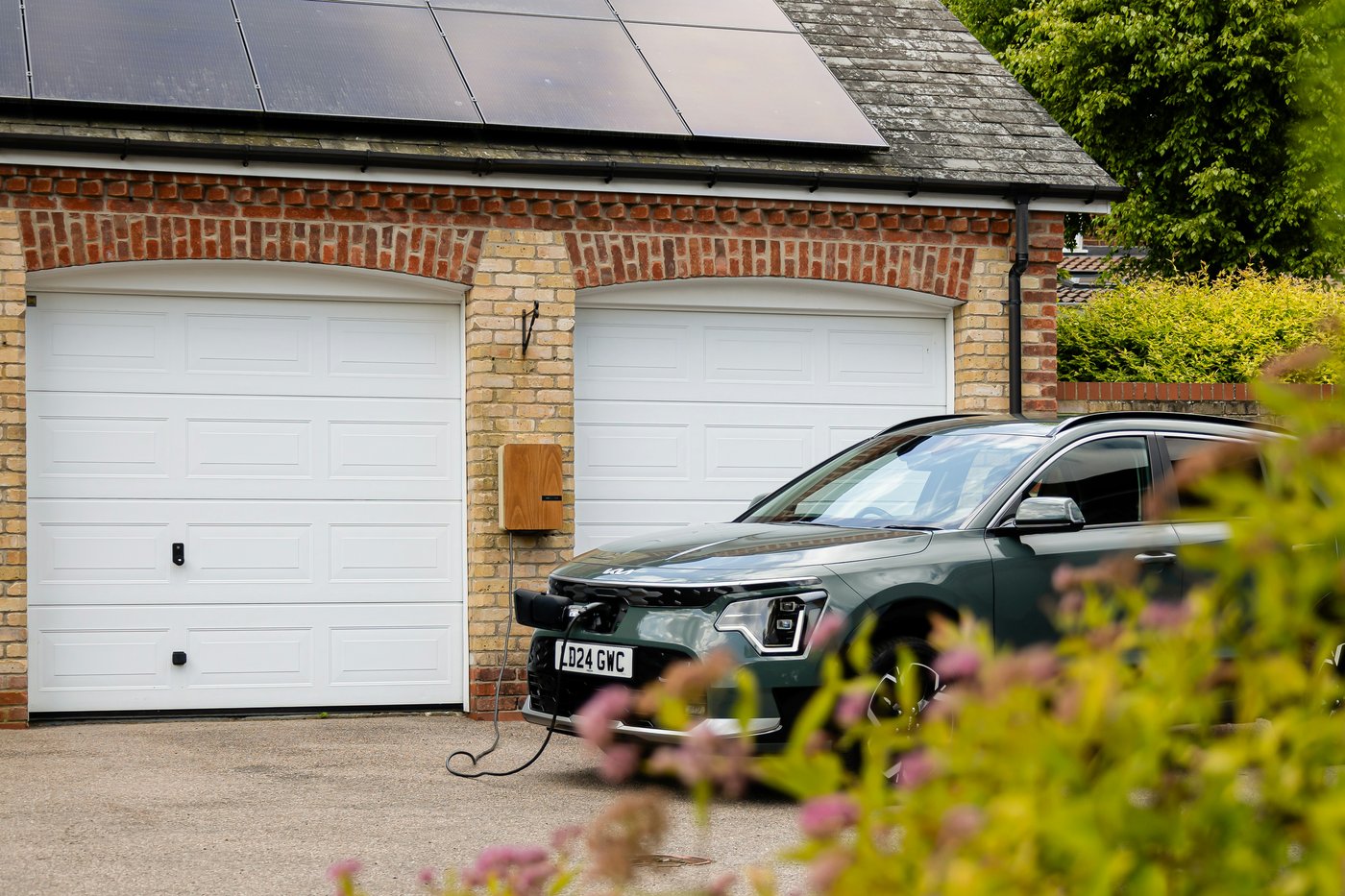 Home EV charging station installation